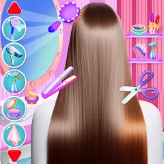 Взломанная Fashion Braid Hairstyles Salon  [МОД Много денег] - полная версия apk на Андроид