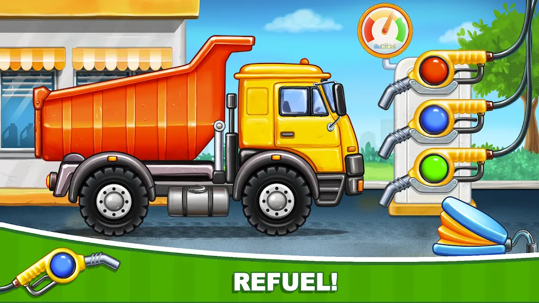 Car games Bulldozer for kids 5  [МОД Бесконечные монеты] Screenshot 2