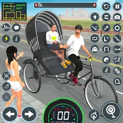 Взломанная BMX Cycle Games 3D Cycle Race (игры на велосипеде 3D гонка)  [МОД Много денег] - полная версия apk на Андроид