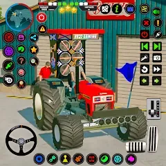 Скачать взлом Tractor Driving - Tractor Game  [МОД Unlocked] - полная версия apk на Андроид