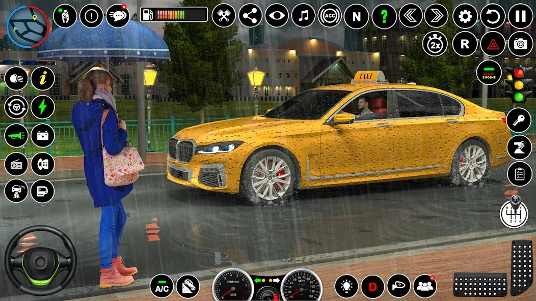 Russian Taxi Driving Simulator  [МОД Бесконечные деньги] Screenshot 3