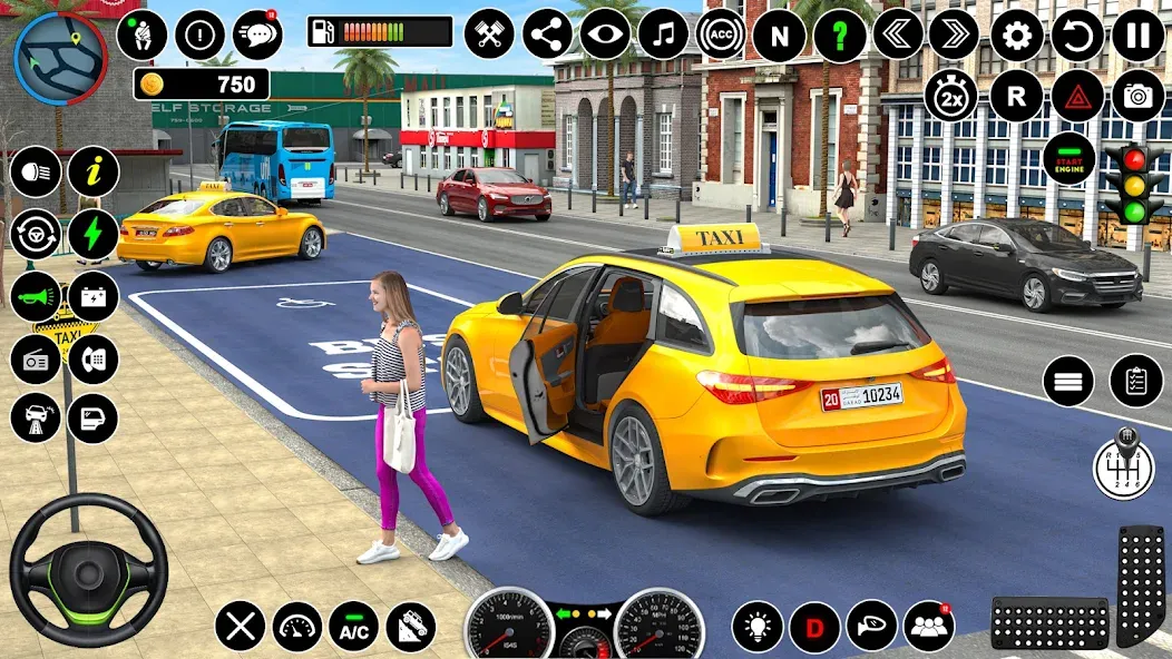 Russian Taxi Driving Simulator  [МОД Бесконечные деньги] Screenshot 4