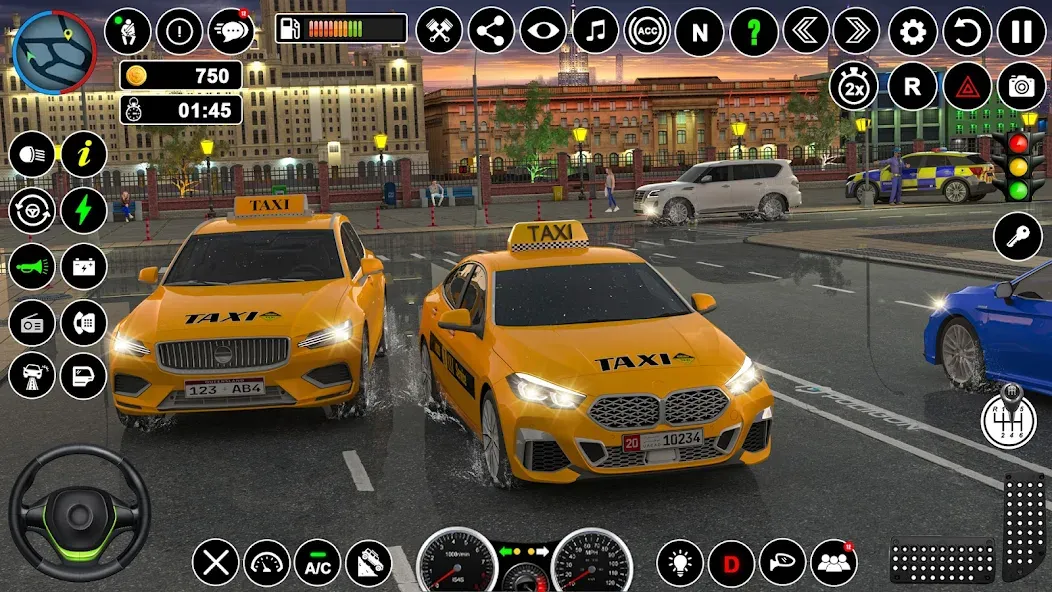 Russian Taxi Driving Simulator  [МОД Бесконечные деньги] Screenshot 5