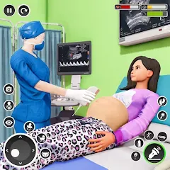Взломанная Pregnant Mom Simulator Games  [МОД Unlimited Money] - стабильная версия apk на Андроид