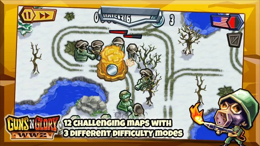 Guns'n'Glory WW2  [МОД Бесконечные монеты] Screenshot 3