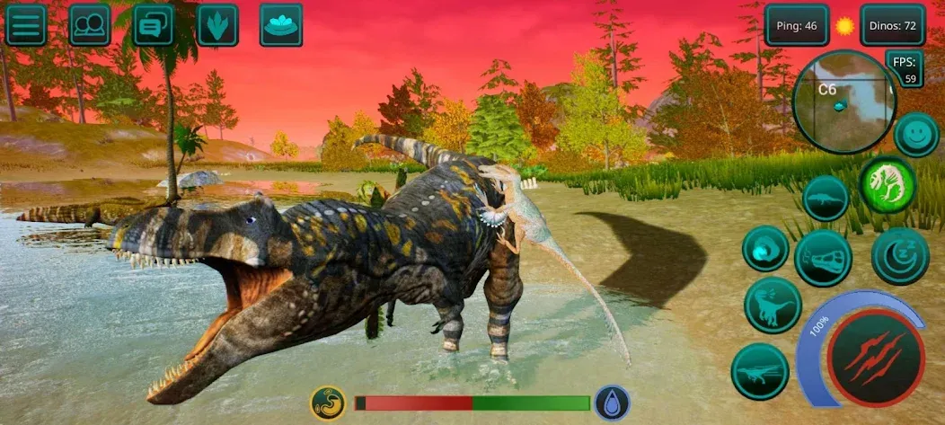 The Cursed Dinosaur Isle: Game  [МОД Бесконечные деньги] Screenshot 1