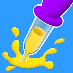 Взлом Paint Dropper: draw puzzle (Пэйнт Дроппер)  [МОД Все открыто] - полная версия apk на Андроид