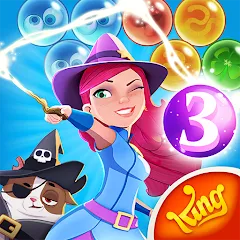 Скачать взломанную Bubble Witch 3 Saga (Бабл Витч 3 Сага)  [МОД Все открыто] - стабильная версия apk на Андроид