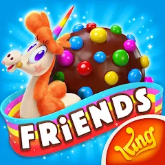Взлом Candy Crush Friends Saga (Кенди Краш Френдс Сага)  [МОД Menu] - стабильная версия apk на Андроид