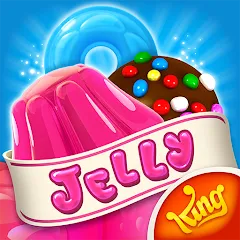 Скачать взломанную Candy Crush Jelly Saga (Кенди Краш Джелли Сага)  [МОД Бесконечные монеты] - стабильная версия apk на Андроид