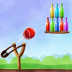 Скачать взлом Bottle Shooting Game 2  [МОД Много монет] - последняя версия apk на Андроид