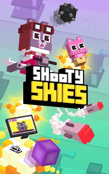 Shooty Skies (Шутый Скаиес)  [МОД Все открыто] Screenshot 1