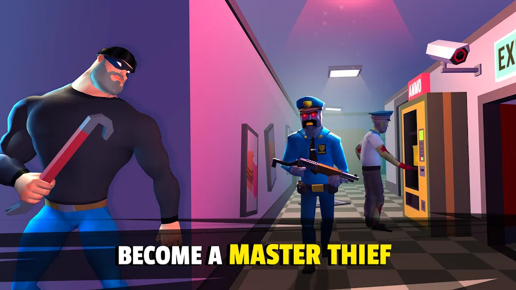 Robbery Madness 2:Stealth game (Робери Маднесс 2)  [МОД Unlimited Money] Screenshot 1