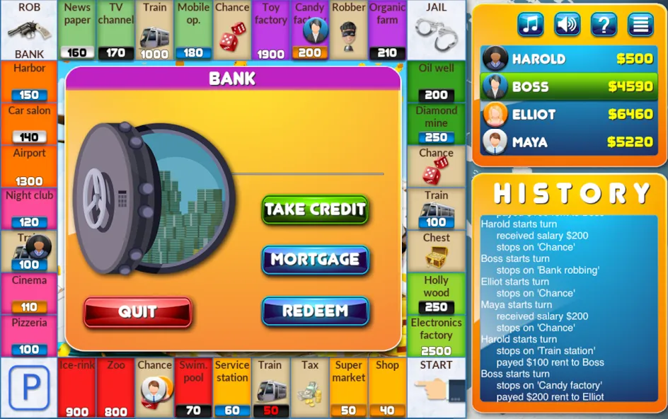 CrazyPoly - Business Dice Game (КрейзиПоли)  [МОД Menu] Screenshot 3