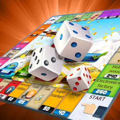 Скачать взломанную CrazyPoly - Business Dice Game (КрейзиПоли)  [МОД Menu] - полная версия apk на Андроид