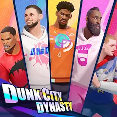Взломанная Dunk City Dynasty (Данк Сити Династия)  [МОД Много монет] - последняя версия apk на Андроид