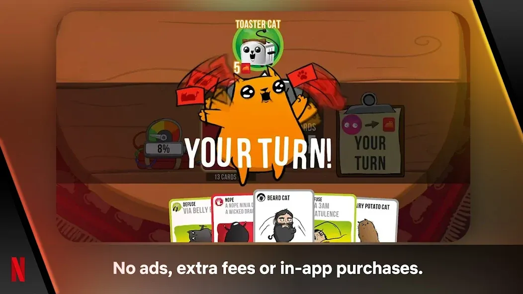 Exploding Kittens - The Game  [МОД Все открыто] Screenshot 1