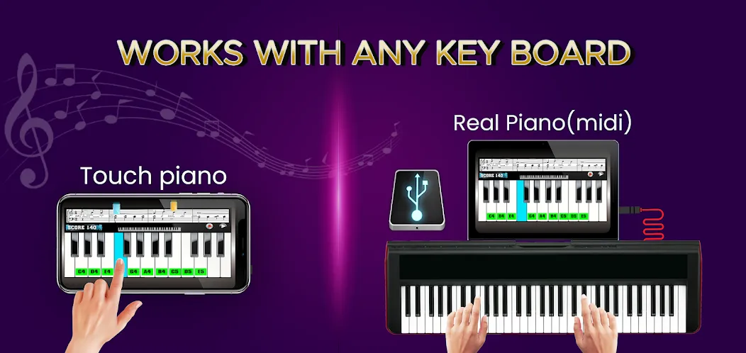 Real Piano Teacher  [МОД Много денег] Screenshot 5