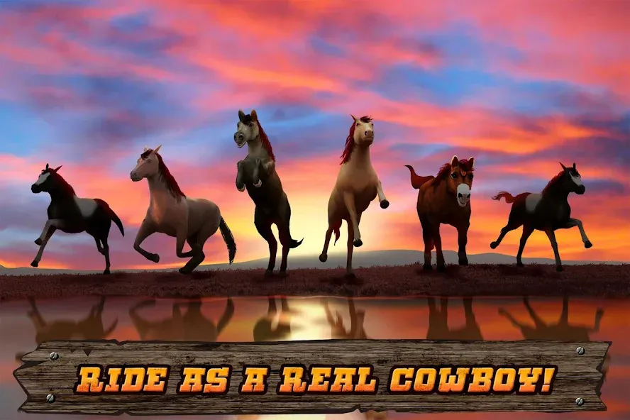 Cowboys Horse Racing Derby  [МОД Много монет] Screenshot 5