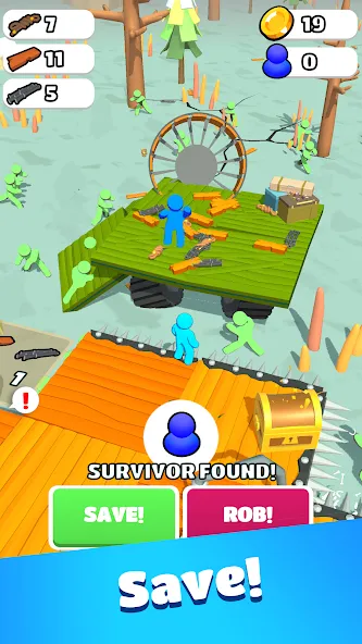 Zombie Raft (Зомби Рафт)  [МОД Mega Pack] Screenshot 4