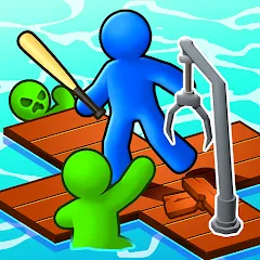 Взломанная Zombie Raft (Зомби Рафт)  [МОД Mega Pack] - последняя версия apk на Андроид