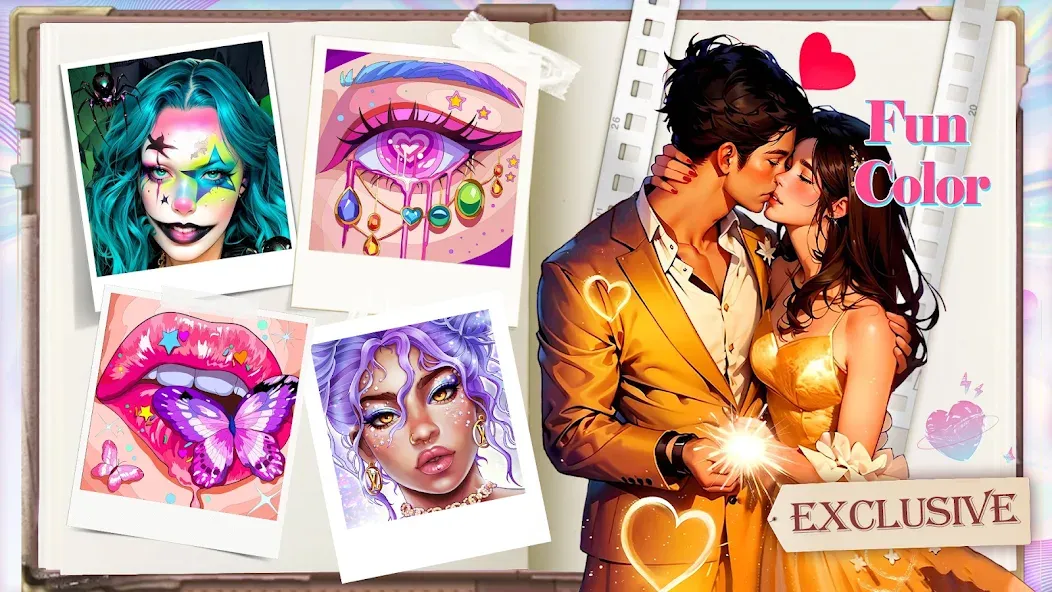 Fun Color:Happy Coloring games  [МОД Бесконечные монеты] Screenshot 4