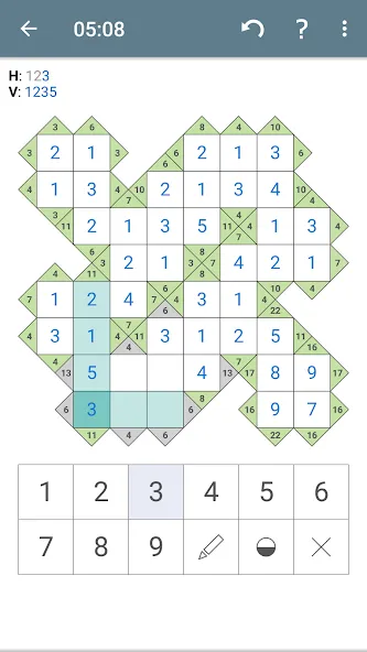 Kakuro (Cross Sums)  [МОД Unlocked] Screenshot 5
