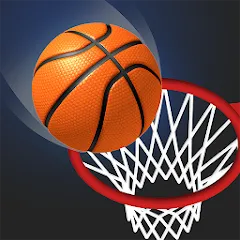Взломанная Dunk Stroke-3D Basketball (Дунк Строк)  [МОД Menu] - полная версия apk на Андроид