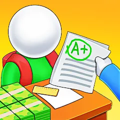 Взлом My Dream School Tycoon Games (Мои игры владения школой мечты)  [МОД Много монет] - полная версия apk на Андроид