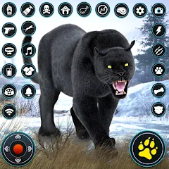 Взломанная Wild Black Panther Games  [МОД Много монет] - стабильная версия apk на Андроид