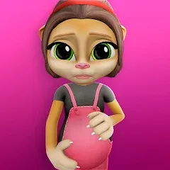 Взлом Pregnant Talking Cat Emma  [МОД Меню] - последняя версия apk на Андроид