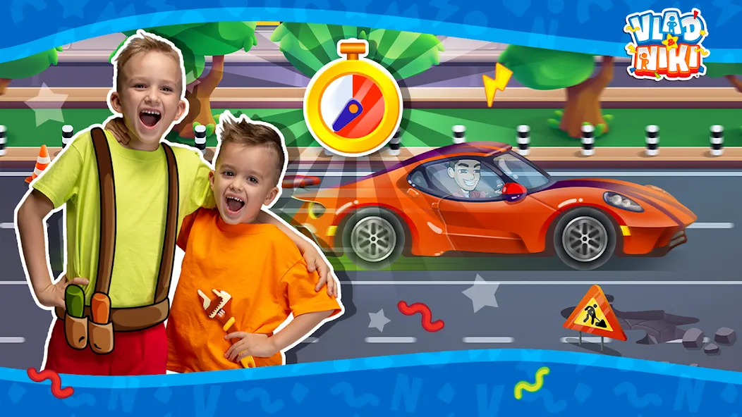 Vlad and Niki: Car Service  [МОД Меню] Screenshot 4