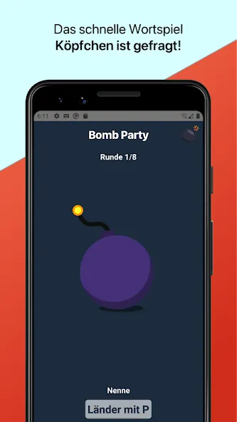 Bomb Party: Das Bombenspiel! (Бомб Пати)  [МОД Бесконечные деньги] Screenshot 2