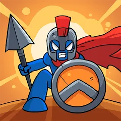 Скачать взломанную Stick Battle: War of Legions (Стик битва)  [МОД Unlimited Money] - полная версия apk на Андроид