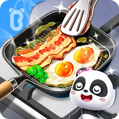 Взломанная Baby Panda's Breakfast Cooking  [МОД Menu] - стабильная версия apk на Андроид