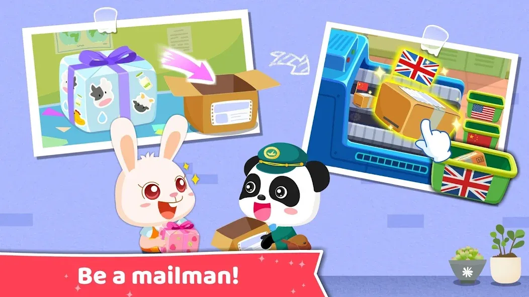Baby Panda's Dream Job  [МОД Много монет] Screenshot 2