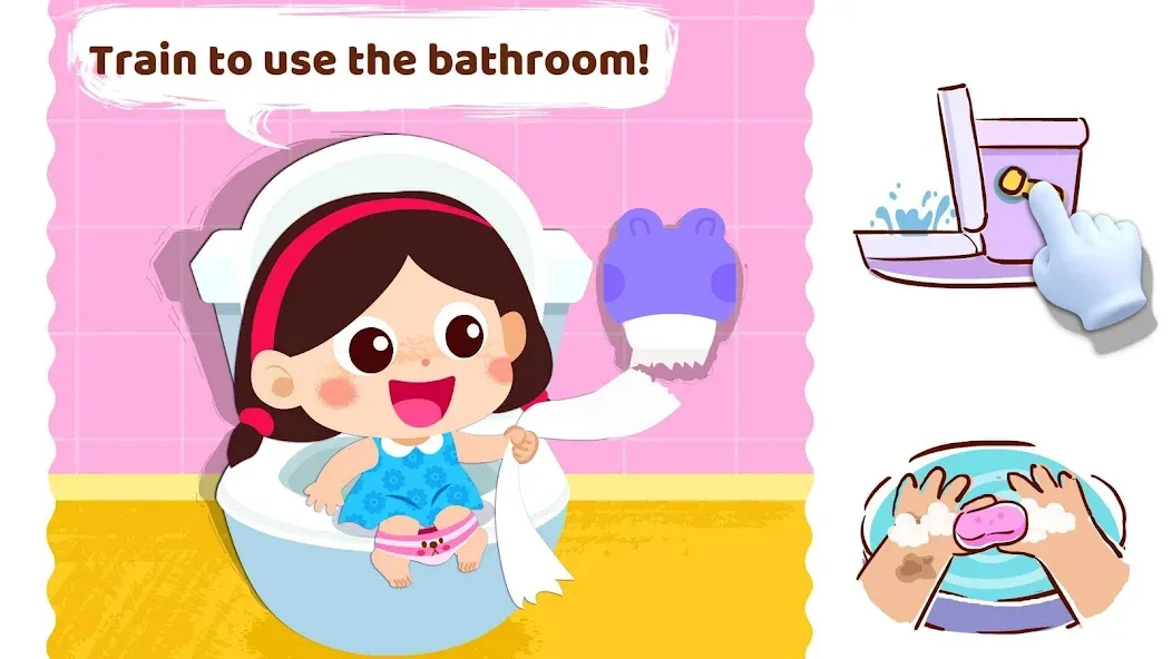 Baby Panda's Daily Habits  [МОД Много монет] Screenshot 4