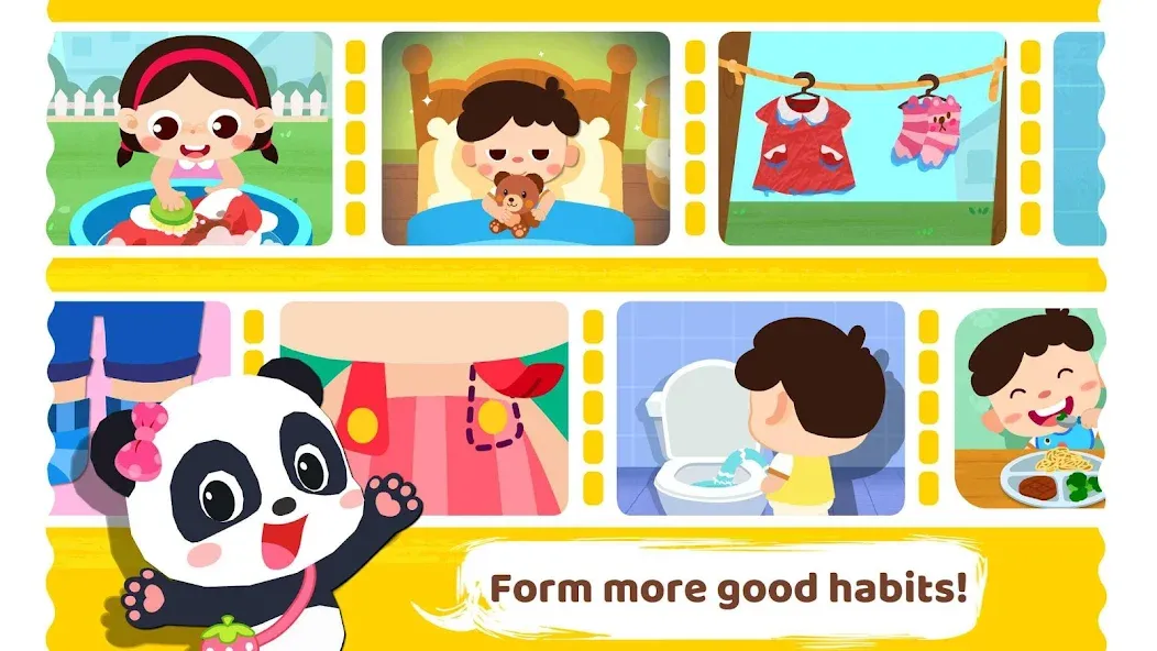 Baby Panda's Daily Habits  [МОД Много монет] Screenshot 5