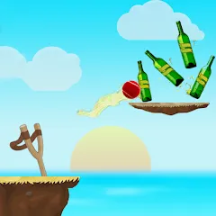 Скачать взлом Hit Bottles Knock Down 2  [МОД Бесконечные монеты] - стабильная версия apk на Андроид