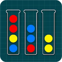 Взломанная Ball Sort Puzzle - Color Games (Балл Сорт Пазл)  [МОД Меню] - стабильная версия apk на Андроид