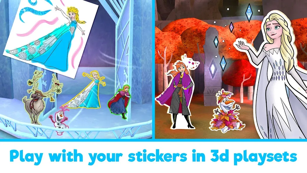 Disney Coloring World (Дисней)  [МОД Бесконечные деньги] Screenshot 3