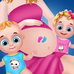 Скачать взломанную Mom Babysitting Game  [МОД Много денег] - полная версия apk на Андроид