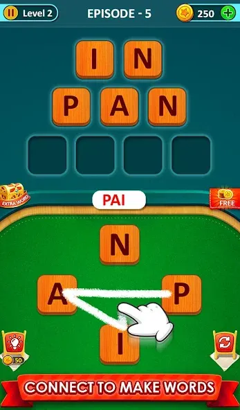 Word Game 2024 - Word Connect (Ворд Гейм 2023)  [МОД Бесконечные деньги] Screenshot 1