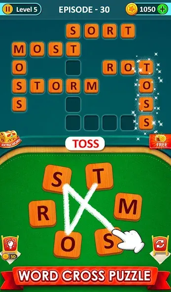 Word Game 2024 - Word Connect (Ворд Гейм 2023)  [МОД Бесконечные деньги] Screenshot 5