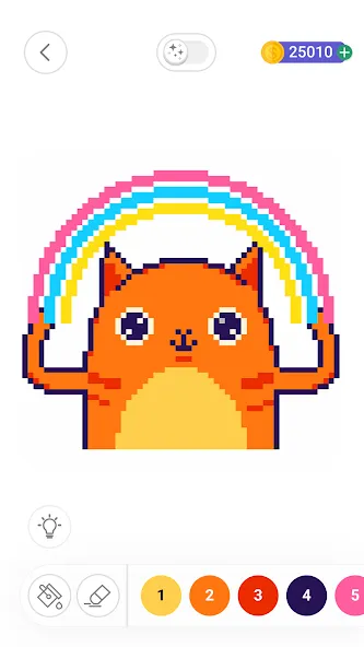 Color by Number：Coloring Games (Цвет по номерам)  [МОД Бесконечные монеты] Screenshot 5