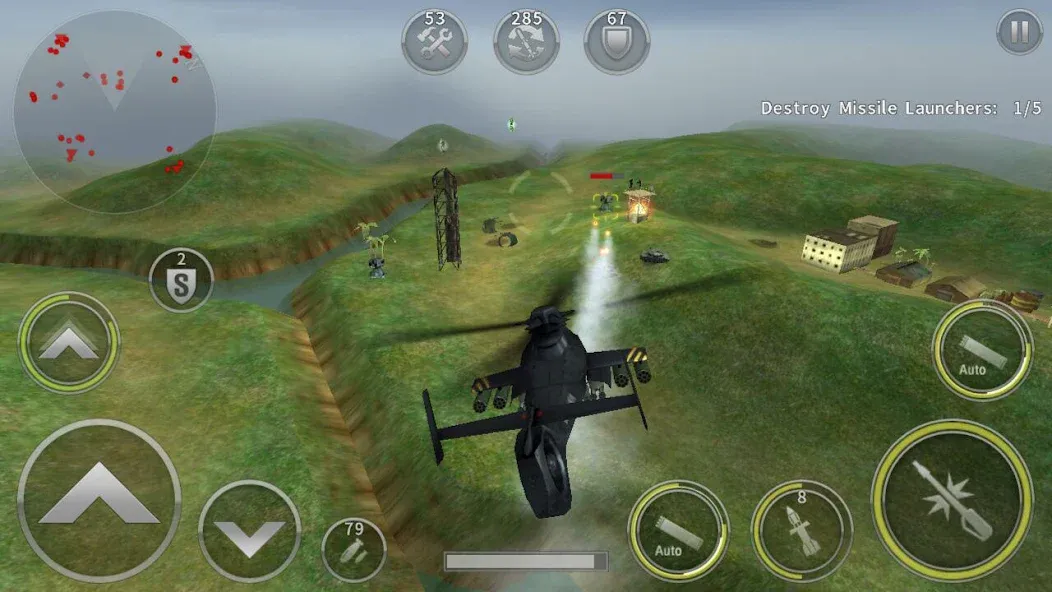 GUNSHIP BATTLE: Helicopter 3D  [МОД Много денег] Screenshot 2