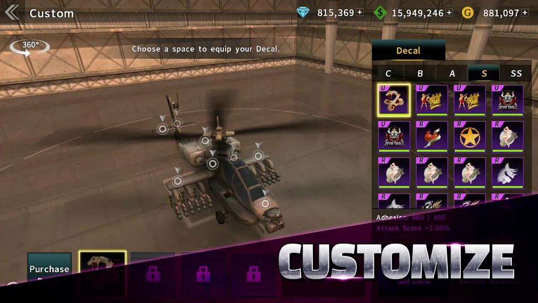 GUNSHIP BATTLE: Helicopter 3D  [МОД Много денег] Screenshot 5