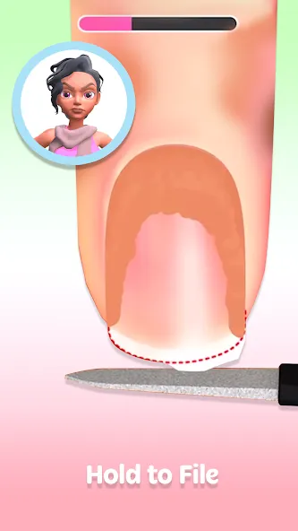 Nail Salon 3D  [МОД Menu] Screenshot 1