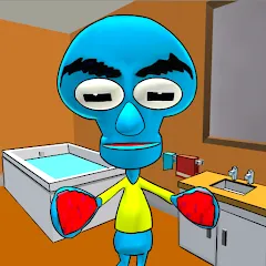 Скачать взломанную Squid Neighbor. Sponge Escape  [МОД Menu] - стабильная версия apk на Андроид