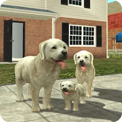 Взлом Dog Sim Online: Raise a Family  [МОД Mega Pack] - последняя версия apk на Андроид